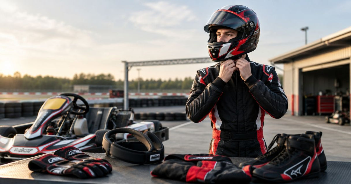 Kartingutrustning för tävlingsförare: komplett guide 2026