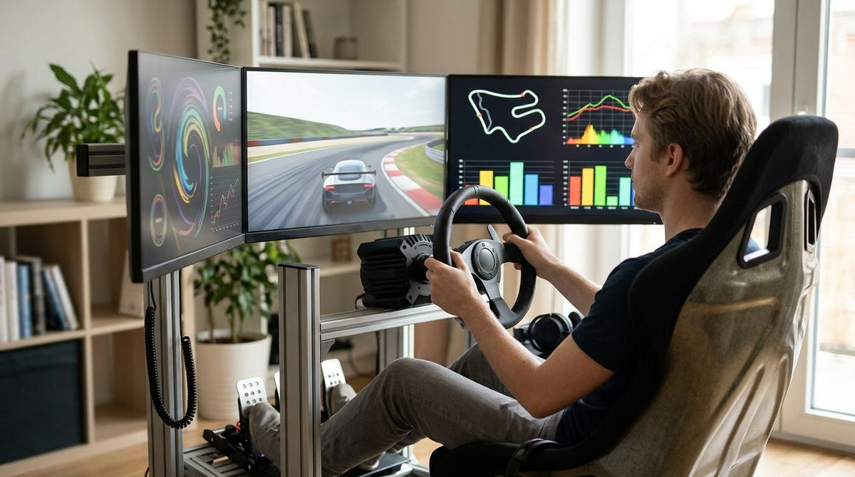Simracingutrustning för nybörjare: komplett guide 2026