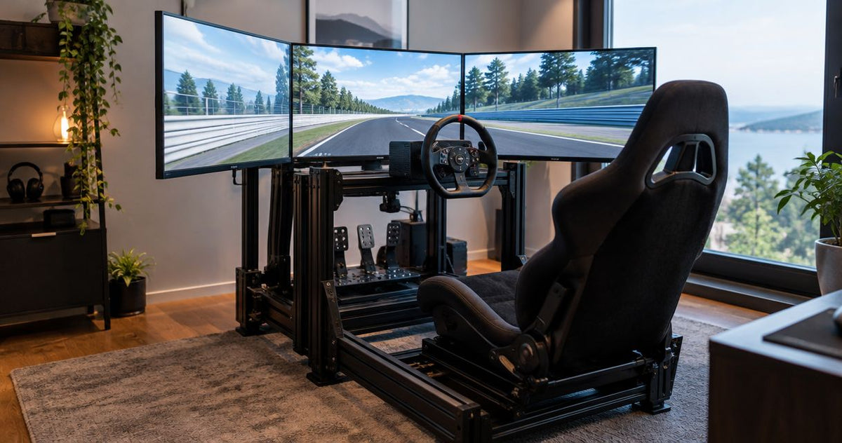 Sim-Lab GT1 Evo till trippelmonitor: komplett guide 2026