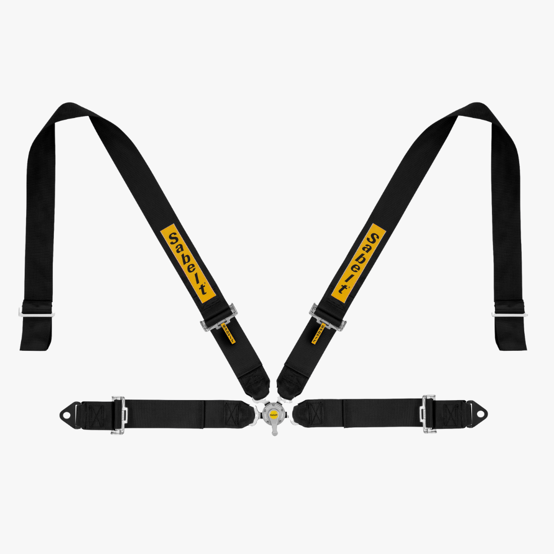Sabelt Sim Seatbelts - Racing Red - bild 1