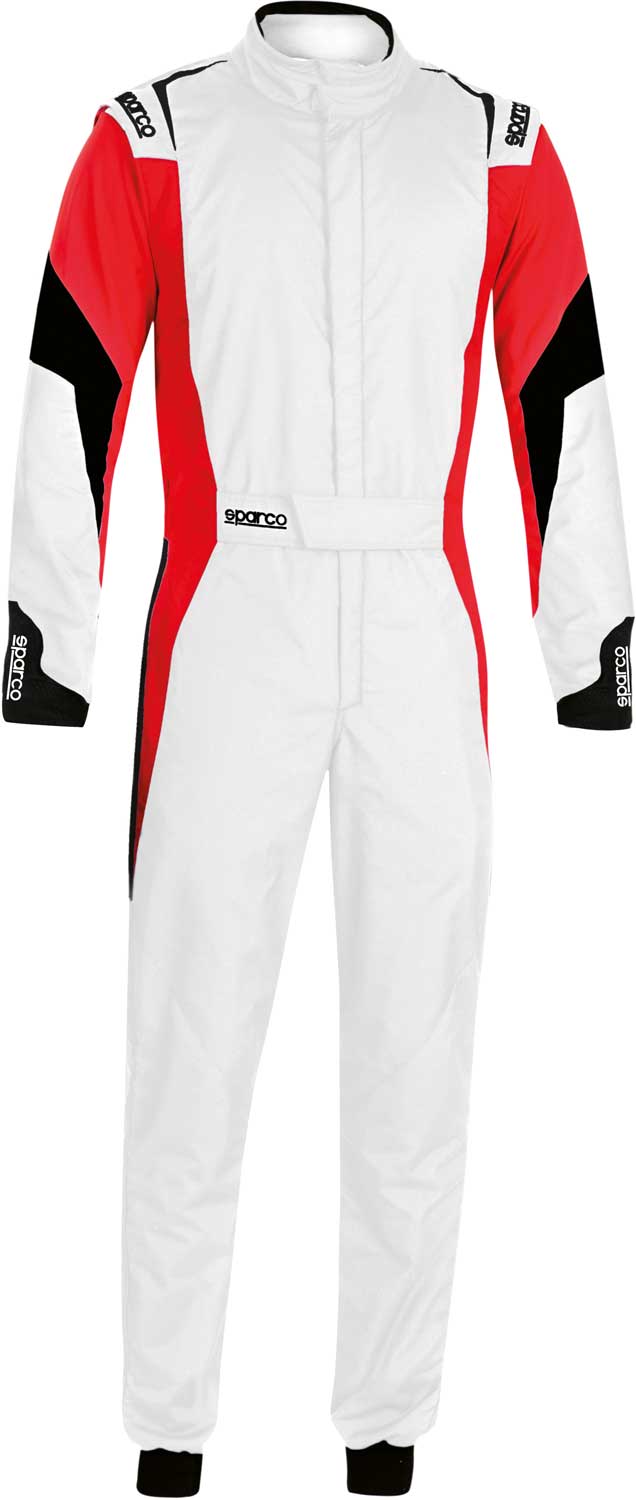 Sparco Racing Overall Competition White/Red 