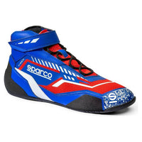 Zapatilla de karting Sparco K-RUN Azul/Rojo