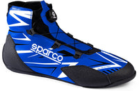 Sparco karting shoe K-Rapid Blue/White (with quick release)