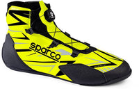 Sparco karting shoe K-Rapid Yellow/Black (with quick release)