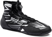 Sparco karting shoe K-Rapid Black/White (with quick release)