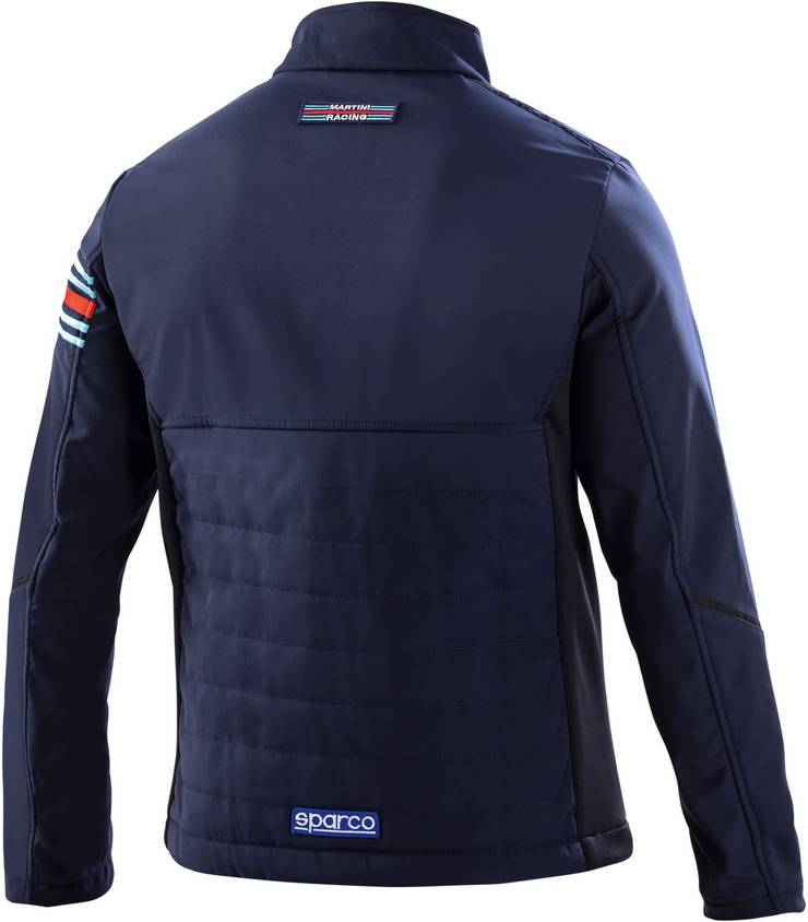 Sparco Jacket softshell, Martini Racing, Dark blue