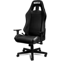 Sparco Coach kontorsstol i svart med ergonomisk design för gaming och kontor