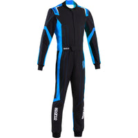 Sparco Karting Overall Thunder, Blue/yellow