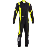 Mono de karting Sparco Thunder, azul/amarillo