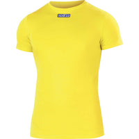 Sparco T-shirt B-Rookie racing-tillbehör i gult för fordonssäkerhet
