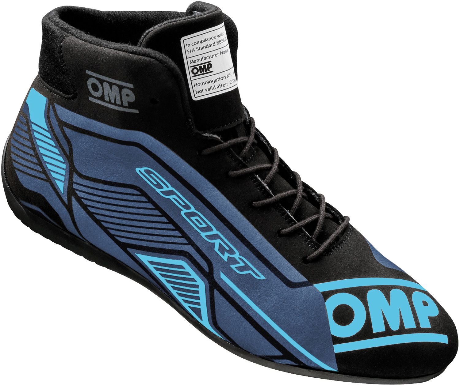 OMP driving shoe SPORT Black/red 