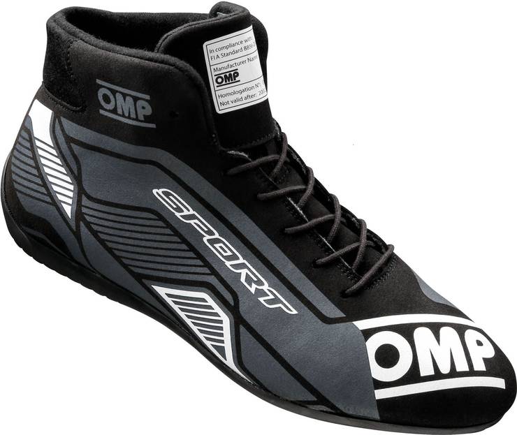 OMP driving shoe SPORT Black/white 