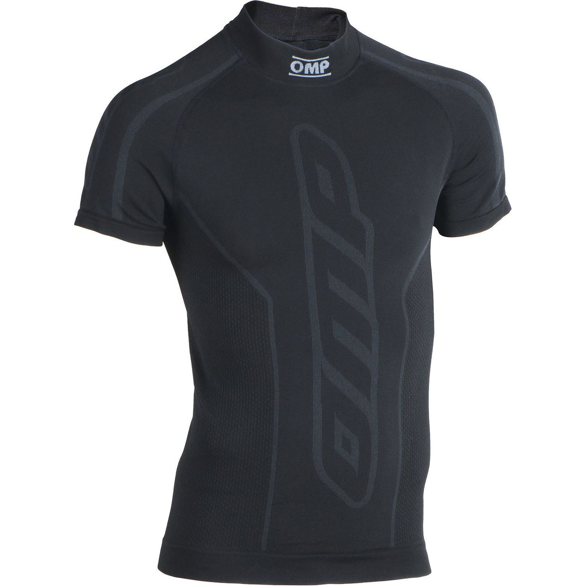 OMP T-shirt KS racing-tillbehör för förare, svart, elastisk och antibakteriell polyester