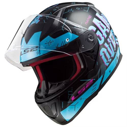 LS2 Rapid PLAYER Integral Helmet - Black/Blue