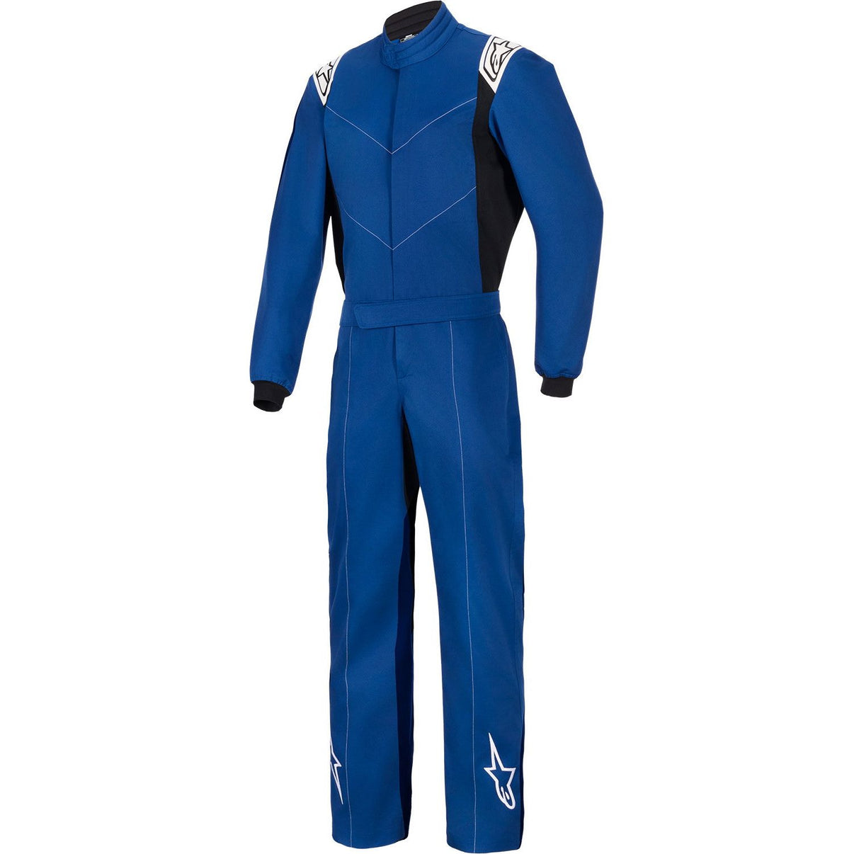 Alpinestars karting overall inomhus v2 i blå färg för racing och mekaniker