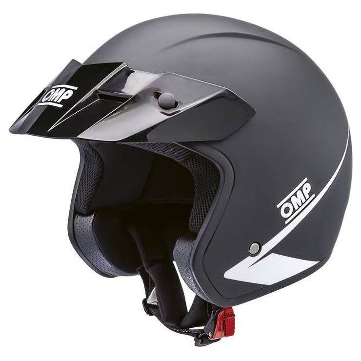 OMP hjälm Star - Mattsvart - Racing shop