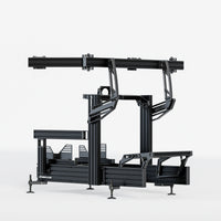 Sim-Lab P1X Ultimate Sim Racing Cockpit med trippel monitorstativ (Frontmount)