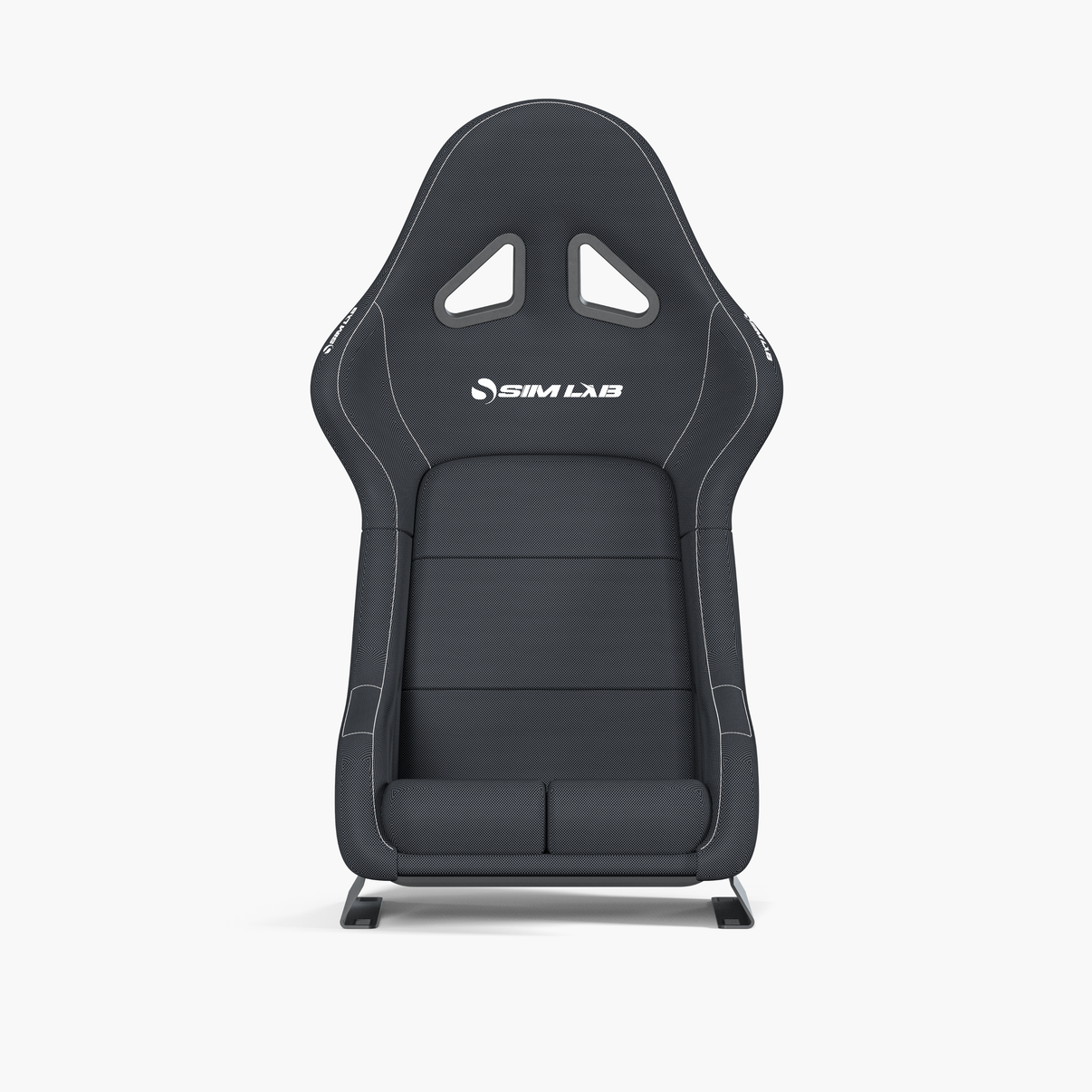 Sim-Lab S1 Sport GT bucket-säte, svart, sett framifrån