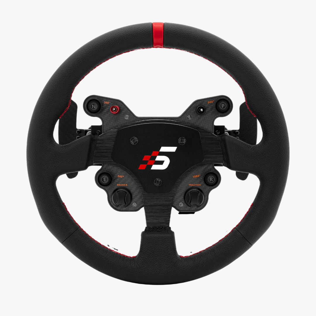 Simagic GT1 Rounded Steering Wheel - Leather - bild 1
