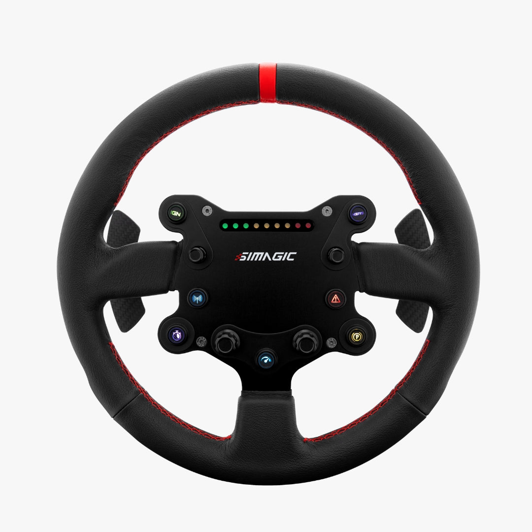 Simagic GTS Rounded Steering Wheel - Leather - bild 1