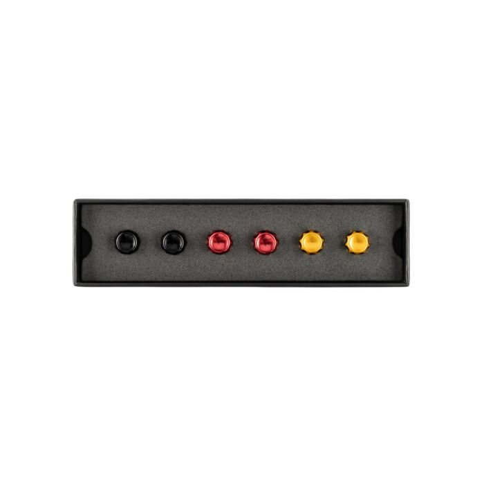 Ascher Racing Artura Knobs Kit ratt-knappar framsida