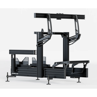 Sim-Lab P1X Ultimate Sim Racing Cockpit med monitorstativ - Podium Base (Fanatec DD)