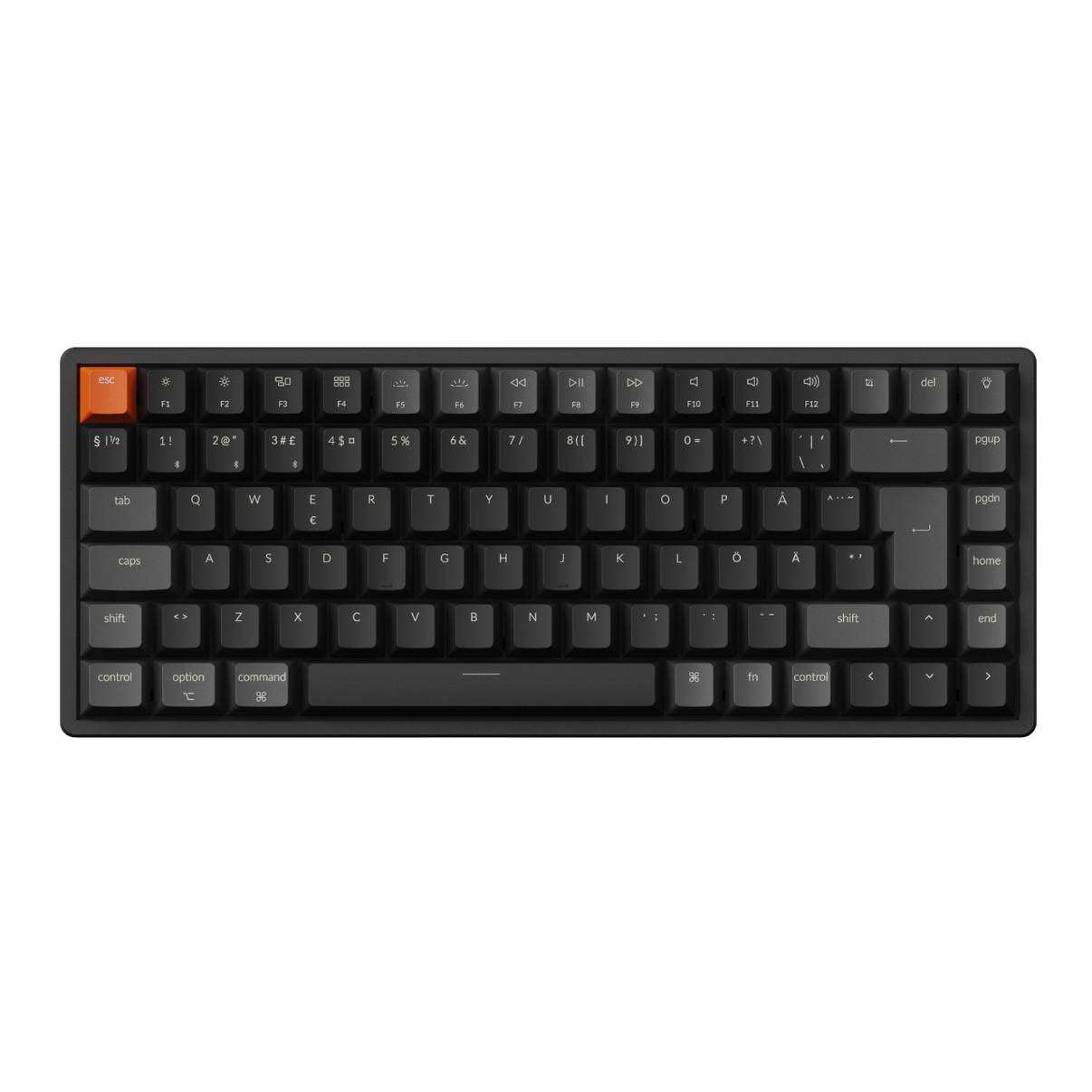 Keychron K2 QMK trådlöst mekaniskt tangentbord Version 3 - Röd