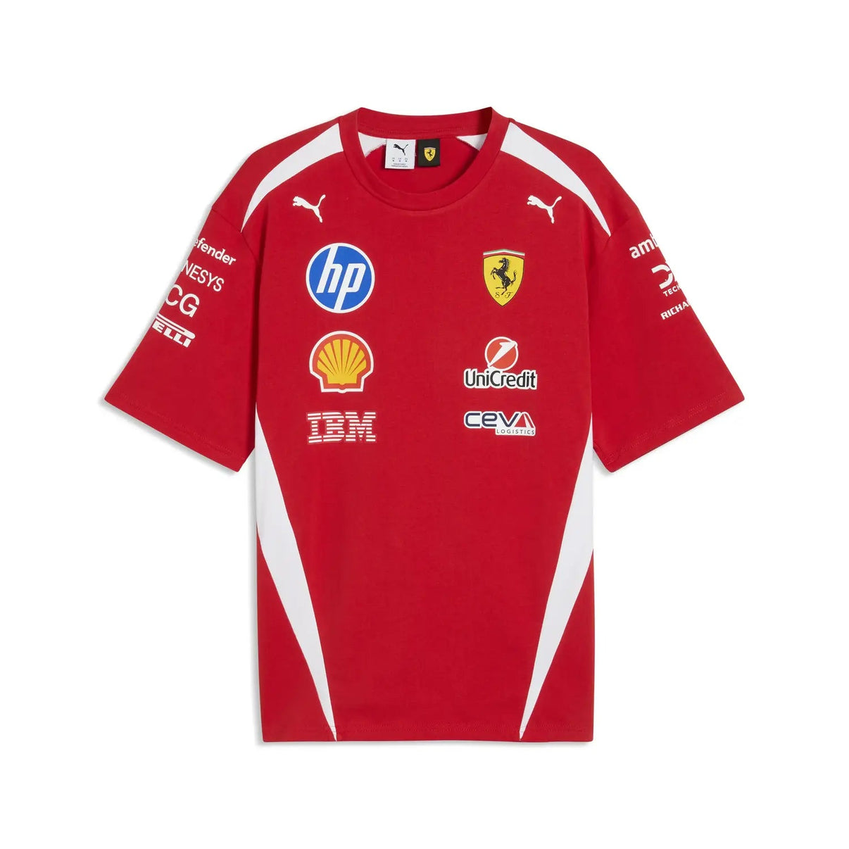Ferrari T-shirt 2026 – Drivers Authentic, Team, Röd