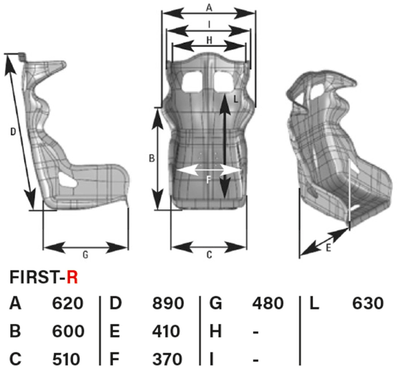 OMP Racingstol First-R