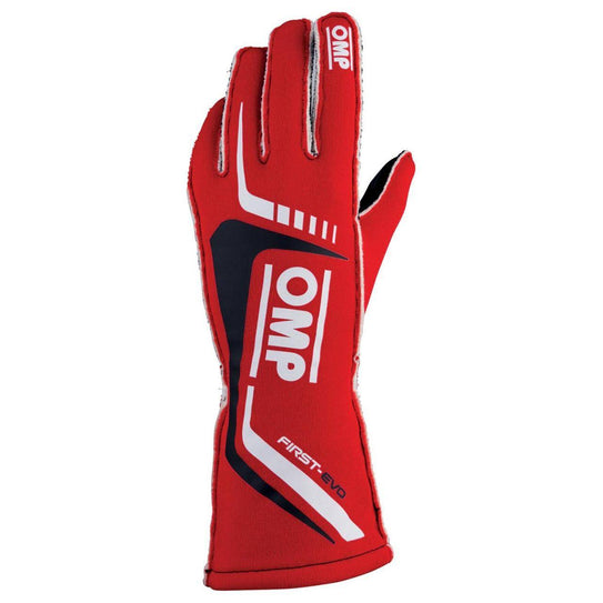 OMP First Evo - handske, Röd