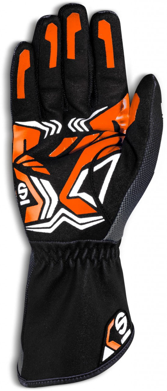 Sparco karting glove Rush Grey/orange