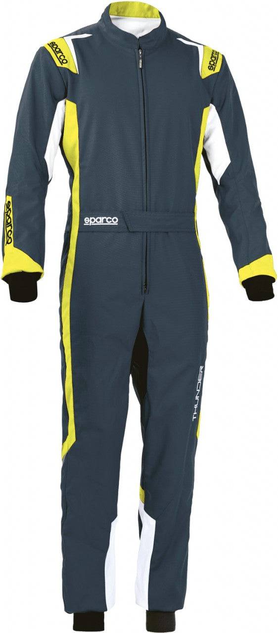 Sparco Karting Overall Thunder, Grey/yellow
