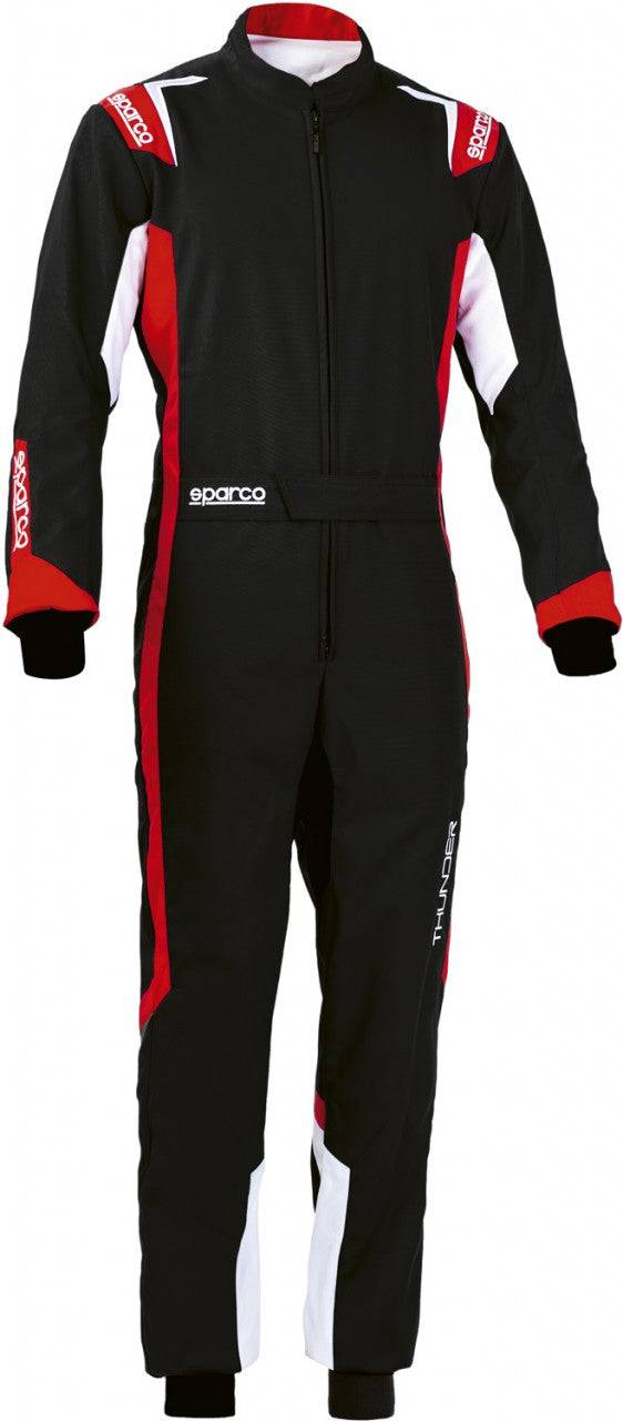Sparco Karting Overall Thunder, Black/red
