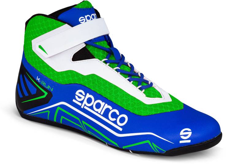 Sparco Karting Shoe K-RUN Green/Blue